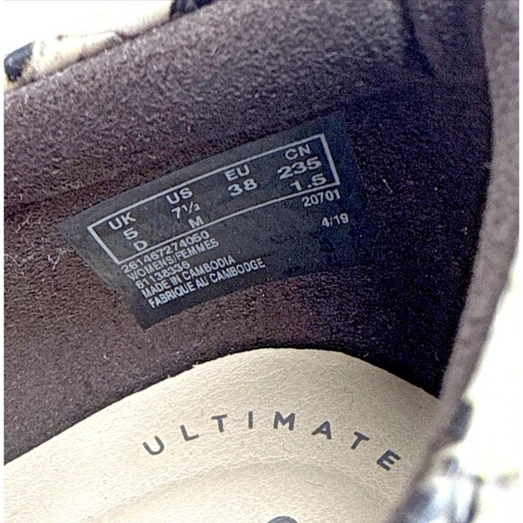 Clarks Adriel Viola Pumps Womens Sz 7.5 Leather Snakeskin High Heel Stiletto NEW - Picture 13 of 15